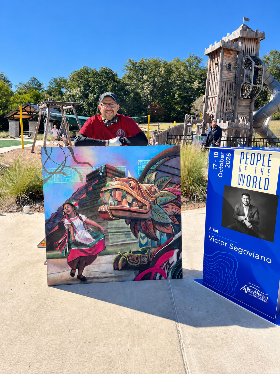 Víctor Segoviano presenta El latido eterno de México en el Brookhaven International Festival, una obra que celebra las raíces, la identidad y el futuro de la cultura mexicana.